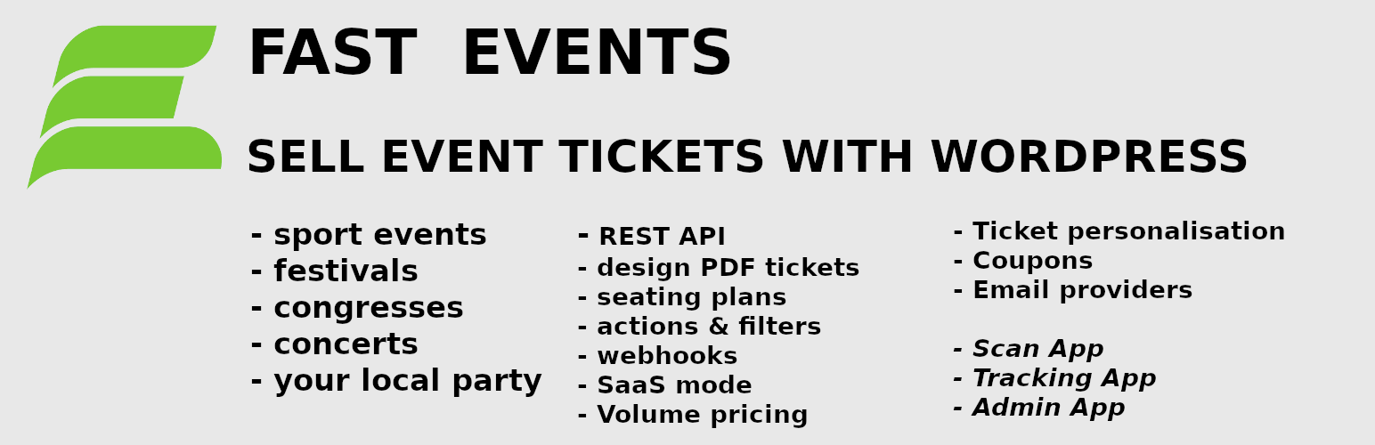 Fast Events software